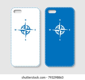 Phone case design. Abstract geometric background. Vector illustration.