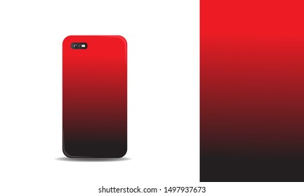 phone case design vector template. eps10