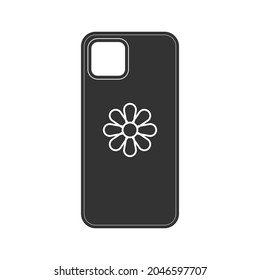 Phone case icon isolated on white background. Accessory symbol modern, simple, vector, icon for website design, mobile app, ui. Vector Illustration