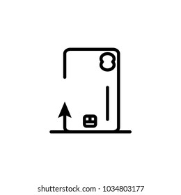 Phone case icon vector