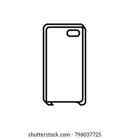 Phone case icon, vector illustration