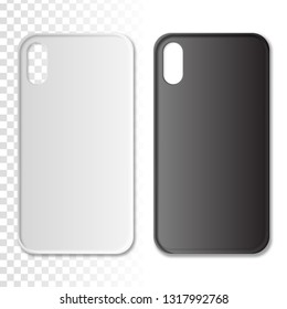 Phone case mockup template illustration