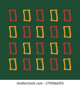 Phone Case seamless pattern color 