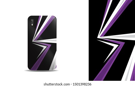 phone case sporty design vector template. eps10