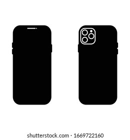 phone case vector icon. cellphone case vector icon.