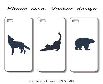 phone cases. Vector