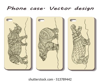 Phone case.Vector