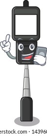 With phone cell phone holder in cartoon shape