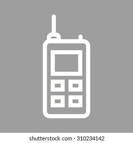 Phone, cellphone, mobile icon vector image. Can also be used for military. Suitable for use on web apps, mobile apps and print media.