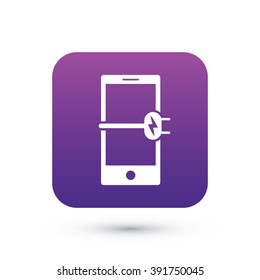 Phone and Charge Wire Icon