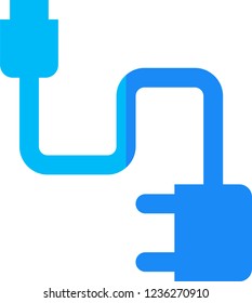 Phone charger flat style