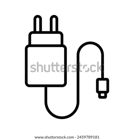 phone charger icon vector design template simple and clean