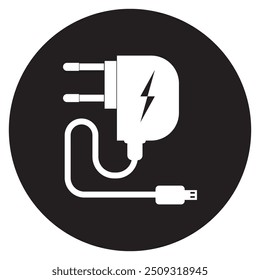 phone charger icon vector illustration design