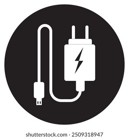 phone charger icon vector illustration design