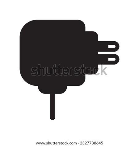 phone charger icon vector illustration logo deisgn