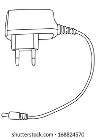 Phone charger vector 