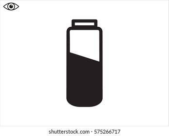 phone, charging, battery icon, vector illustration eps10
