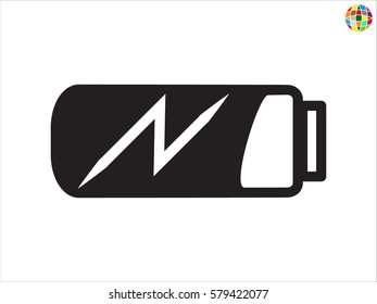 phone, charging, battery icon, vector illustration eps10