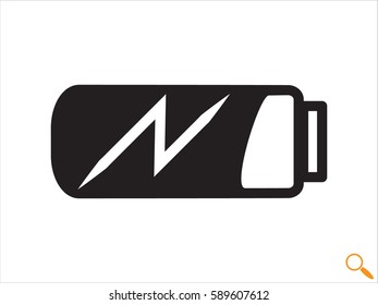 phone, charging, battery icon, vector illustration eps10