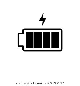 Telefonaufladung Symbol Umriss schwarz-weiß Stil