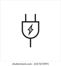 Phone charging icon simple design