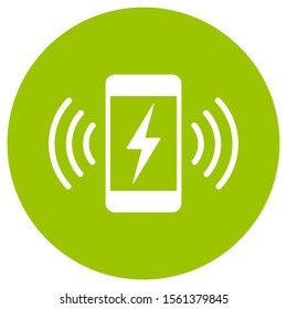 Phone charging point vector icon