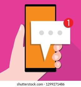 phone chat design