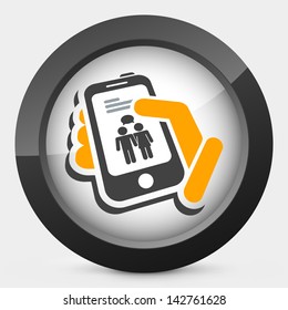 Phone chat icon