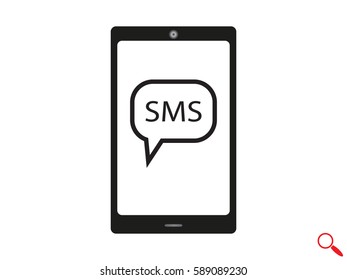 phone, chat, icon, vector illustration eps10