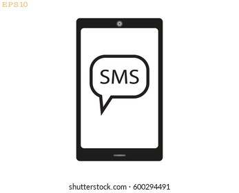 phone, chat, icon, vector illustration eps10