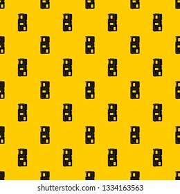 Phone chip pattern seamless vector repeat geometric yellow for any design