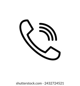  phone, communication, call icon, suitable for design element with simple flat icon style has EPS file