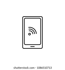 phone communication icon. Element of media and news for mobile concept and web apps. Detailed phone communication icon can be used for web and mobile. Premium icon on white background