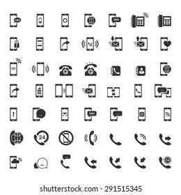 Phone and communication set,Vector EPS10.