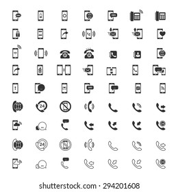 Phone and communication set,Vector EPS10.