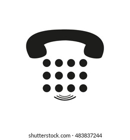 phone, communication, vector icon