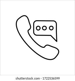 Phone and communication vector icon set