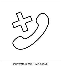 Phone and communication vector icon set