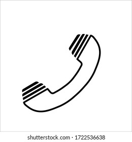 Telefon- und Kommunikationsvektorsymbol
