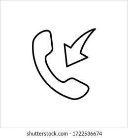 Conjunto de iconos de vector de comunicación y teléfono