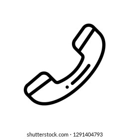 Phone concept line icon. Simple element illustration. Phone outline symbol design. Can be used for web and mobile UI/UX . Modern vector style.