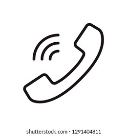 Phone concept line icon. Simple element illustration. Phone outline symbol design. Can be used for web and mobile UI/UX . Modern vector style.
