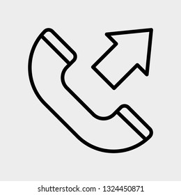 Phone concept line icon. Simple element illustration. Phone concept outline symbol design. Can be used for web and mobile UI/UX . Modern vector style