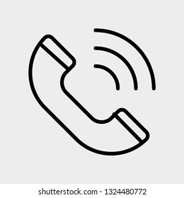 Phone concept line icon. Simple element illustration. Phone concept outline symbol design. Can be used for web and mobile UI/UX . Modern vector style