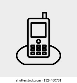 Phone concept line icon. Simple element illustration. Phone concept outline symbol design. Can be used for web and mobile UI/UX . Modern vector style