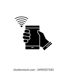 phone concept line icon. Simple element illustration. phone concept outline symbol design.