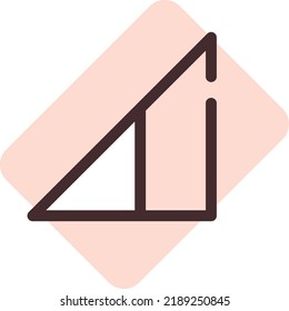 Conexión telefónica, ilustración, vector sobre un fondo blanco.