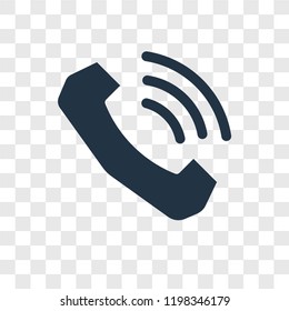 Phone Connection vector icon isolated on transparent background, Phone Connection transparency logo concept