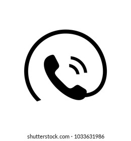 Phone contact vector icon
