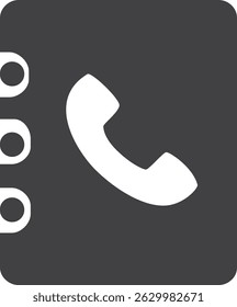 Phone contacts icon eps vector